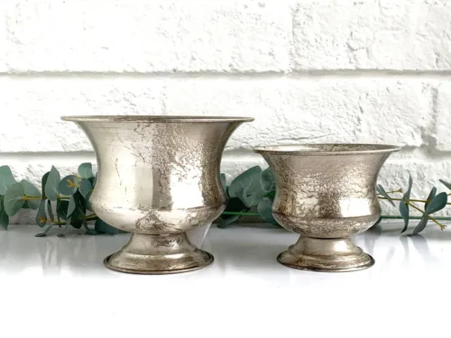 Silver Compote Vase