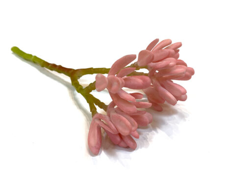 faux-pink-succulent-stem