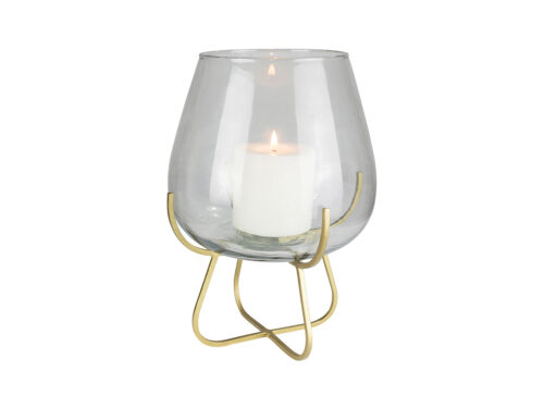 Candle Holder with Gold Stand
