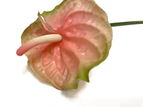 Faux Pink Anthurium Flower