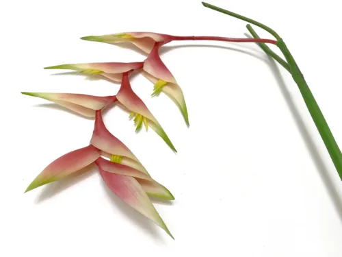 Faux Pink Heliconia Flower