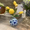 Small Chinoiserie Vase with Faux Lemon