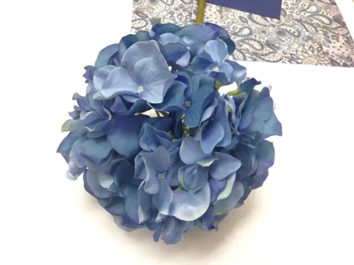 Silk Hydrangea Dark Blue