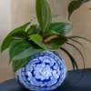 Round Chinoiserie Vase